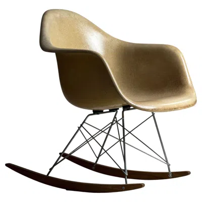 Pre-owned Herman Miller Early Charles & Ray Eames Rar Rocking Chair, Early Production,  In Brown
