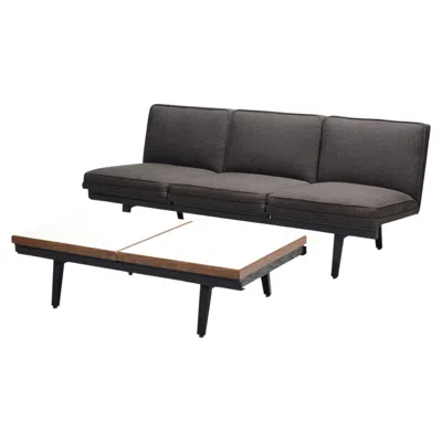 Pre-owned Herman Miller George Nelson For  Modular Sofa Set With Side Table In Brown