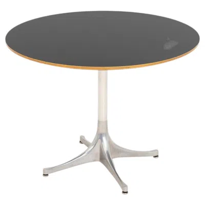 Pre-owned Herman Miller George Nelson For  Pedestal Table In Brown