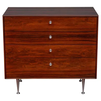 Pre-owned Herman Miller George Nelson Rosewood Thin Edge Dresser For  In Brown
