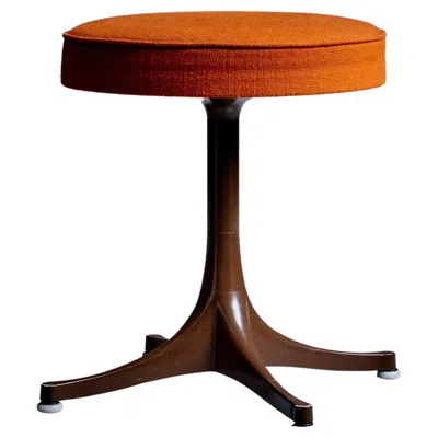 Pre-owned Herman Miller George Nelson Stool By , Mid-century Modern, 1960s In Brown
