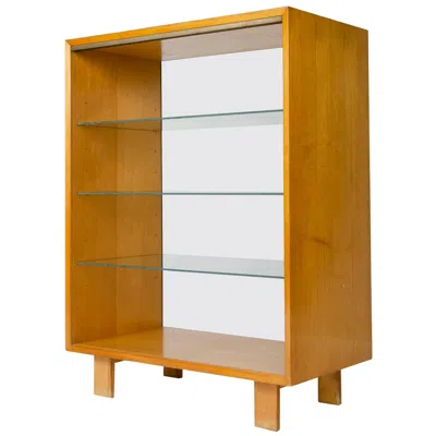Pre-owned Herman Miller Glass Cabinet By George Nelson For  In Brown