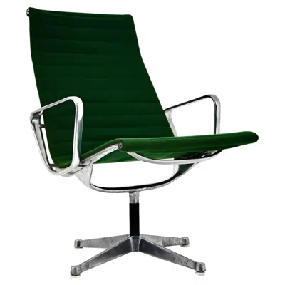 Pre-owned Herman Miller Green Ea124 Armchair By Charles And Ray Eames For , 1970s