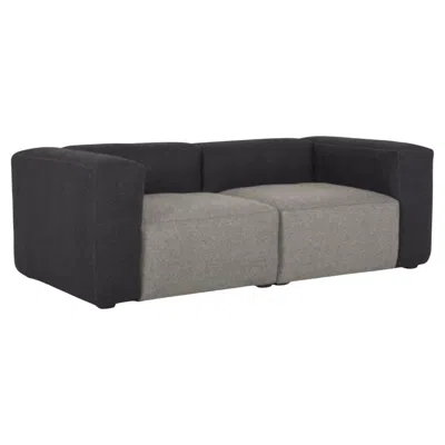 Pre-owned Herman Miller Hay Mags 2.5 Seater A  Brand Black/ Gray