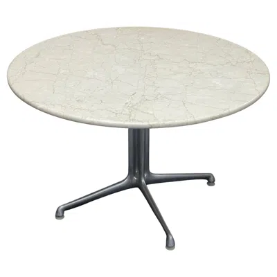 Pre-owned Herman Miller La Fonda Marble Top Coffee Table By Charles & Ray Eames For  In Sand
