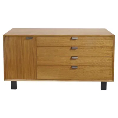 Pre-owned Herman Miller Mid Century Birch Dresser Credenza By George Nelson  In Brown