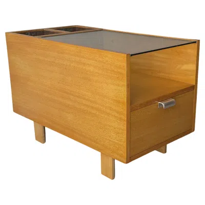 Pre-owned Herman Miller Mid Century Planter Side Table By George Nelson For  In Brown
