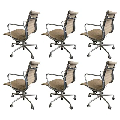 Pre-owned Herman Miller Midcentury Eames Aluminum Group Managment Chairs For  In Gray
