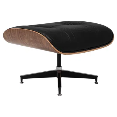 Pre-owned Herman Miller Mid-century Modern Eames Leather Ottoman By  In Brown