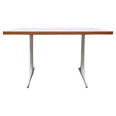Pre-owned Herman Miller Midcentury Pedestal Extension Dining Table - George Nelson -  - 60s In Brown