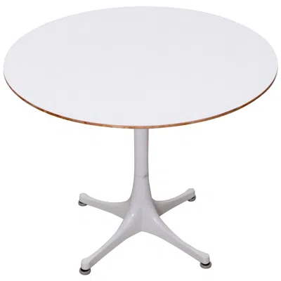 Pre-owned Herman Miller Pedestal Side Coffee 5452 Table By George Nelson For  In Gray