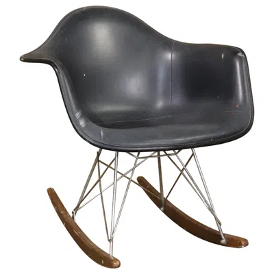 Pre-owned Herman Miller Produced Eames Rar Rocking Chair In Brown