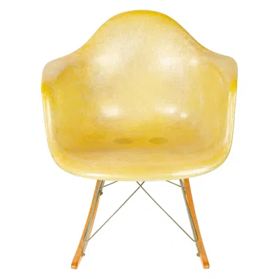 Pre-owned Herman Miller Rocking Chair By Charles & Ray Eames For  In Brown