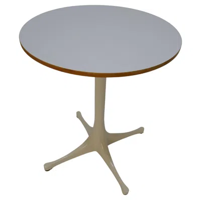 Pre-owned Herman Miller Round Side Table By George Nelson For  In Brown
