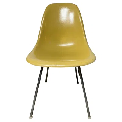 Pre-owned Herman Miller Seldom Seen Shell Color "ochre Light "charles Eames /  Side Chair In Brown