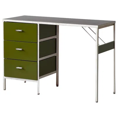 Pre-owned Herman Miller Steelframe Desk By George Nelson For  In Brown