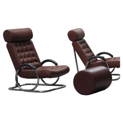Pre-owned Herman Miller �synchro� Lounge Chair By �s Prototeam Design Team, Usa 1970s In Black