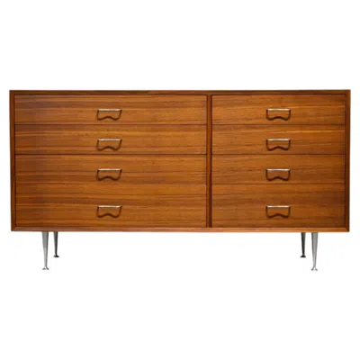 Pre-owned Herman Miller Vintage Bcs Dresser In Walnut By George Nelson For  In Brown
