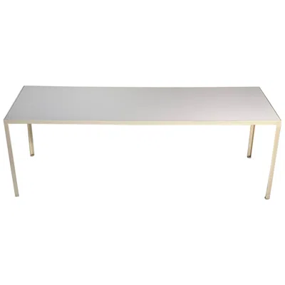 Pre-owned Herman Miller Vintage George Nelson  Florence Knoll Styl Steel Frame Coffee Table In Gray
