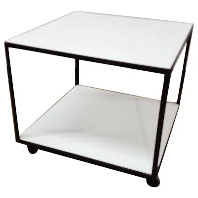 Pre-owned Herman Miller Vintage George Nelson Steel Frame Side Table For  In Gray