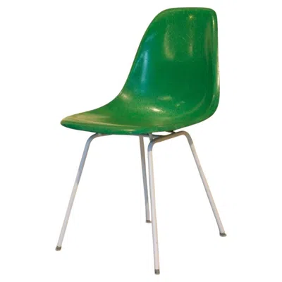 Pre-owned Herman Miller Vintage Green Chairs Dsx -h Base By Charles & Ray Eames For , 1960s