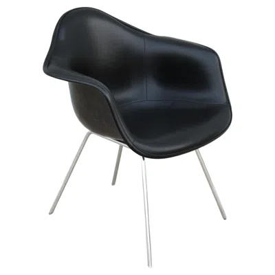 Pre-owned Herman Miller Vintage Mid-century Modern  Eames Molded Fiberglass Black Armchair