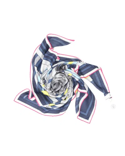 Pre-owned Hermes Hermès 100 Robocabar Cashmere Silk Scarf In Multi