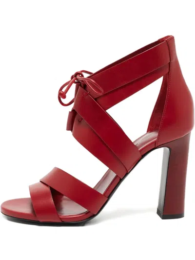 Pre-owned Hermes 105mm Paten-leather Sandals