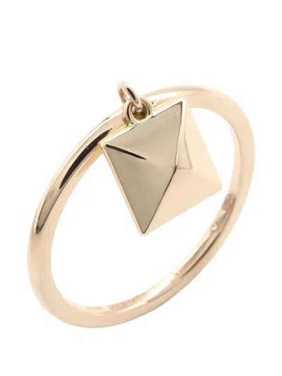 Pre-owned Hermes 10s Pendant Ring In Gold