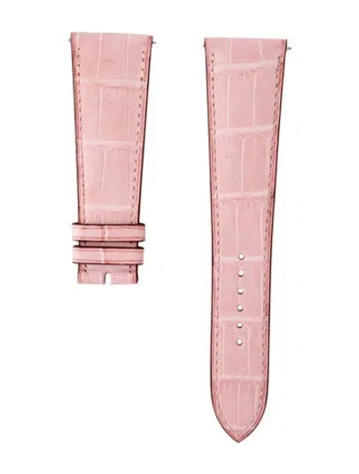 Pre-owned Hermes 16mm Watch Strap In Pink
