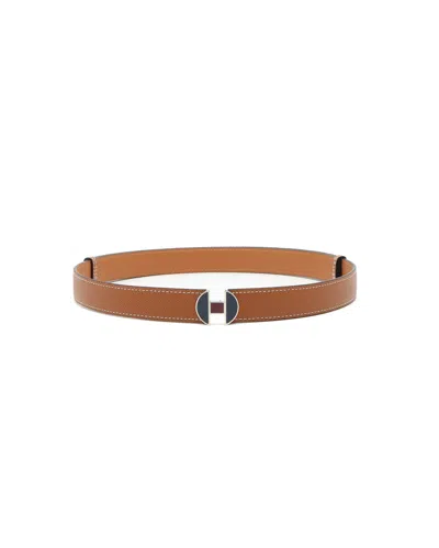 Pre-owned Hermes Hermès 18 Epsom Belt, Size 100 In Multi
