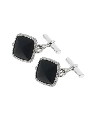 Pre-owned Hermes Hermès 18k 1.50 Ct. Tw. Diamond Cufflinks (authentic Pre-loved)