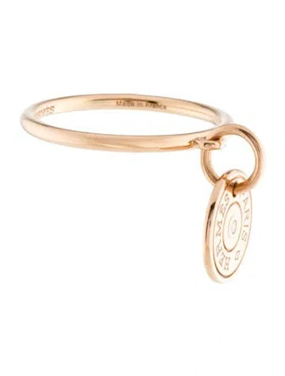 Pre-owned Hermes 18k Diamond Gambade Ring In Multi