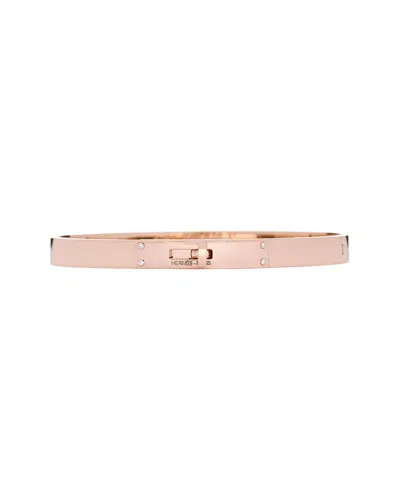 Pre-owned Hermes Hermès 18k Diamond Kelly Bracelet St (authentic Pre-loved)