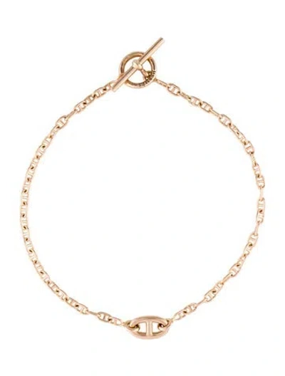 Pre-owned Hermes 18k Farandole Bracelet, Very Small Model, 6.75" In Multicolor