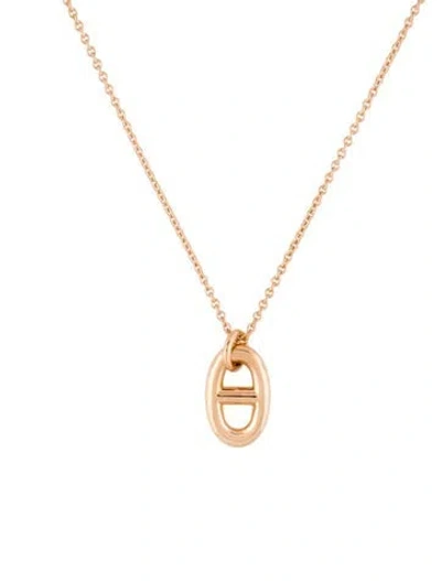 Pre-owned Hermes 18k Farandole Pendant Necklace, Small Model, 16.25" In Multi