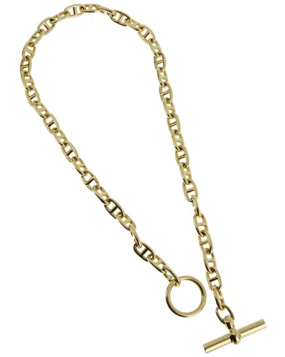 Pre-owned Hermes Hermès 18k Necklace (authentic ) In Gold