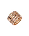 HERMES HERMÈS 18K ROSE GOLD DIAMOND RING (AUTHENTIC PRE-OWNED)