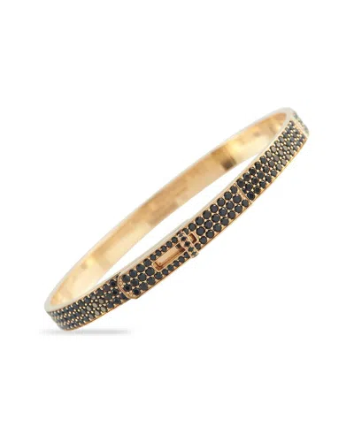 Hermes Hermès 18k Rose Gold Spinel Bracelet (authentic Pre-loved) In Multi