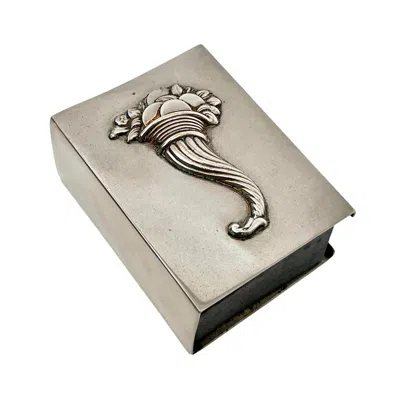 Pre-owned Hermes 1950s Hermès Matchbox In Sand