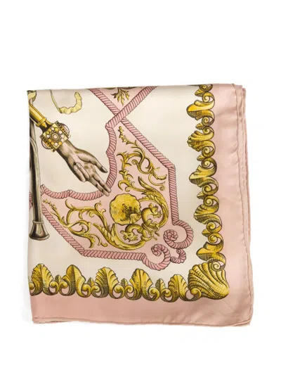 Pre-owned Hermes 1963 Ludovicus Magnus Silk Scarf