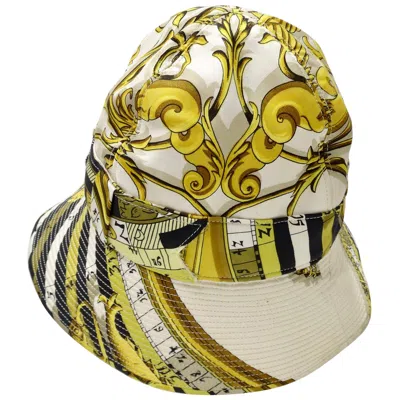 Pre-owned Hermes Hermés 1970s Astrology Bucket Hat In Sand