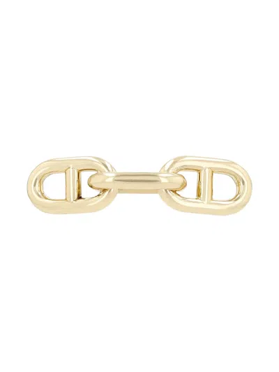 Pre-owned Hermes 1970s Yellow Gold Chaîne D'ancre Brooch