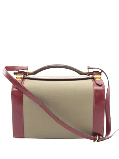 Pre-owned Hermes 1979 Cosmos Rouge Ash Tote Bag In Neutral