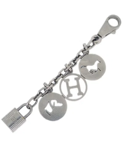 Pre-owned Hermes 1990-2000 Amulet Charm Keyholder In 银色