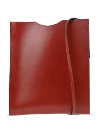 Pre-owned Hermes 1990-2000 Onimaitou Shoulder Bag In 红色