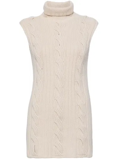 Pre-owned Hermes 1990-2000 Sleeveless Jumper In Neutrals