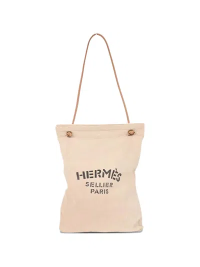 Pre-owned Hermes 1990-2000s Aline Shoulder Bag In Neutral