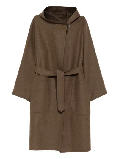 Pre-owned Hermes 1990-2000s Coat In Brown