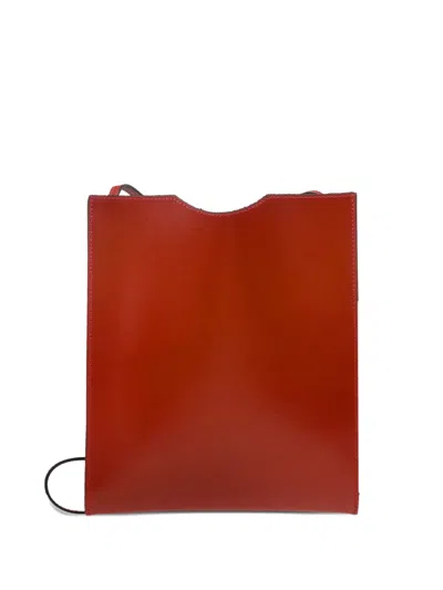 Pre-owned Hermes 1990-2000s Onimaitou Cross Body Bag In Red